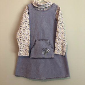 Gymboree Forget Me Not fleece jumper & Floral shir